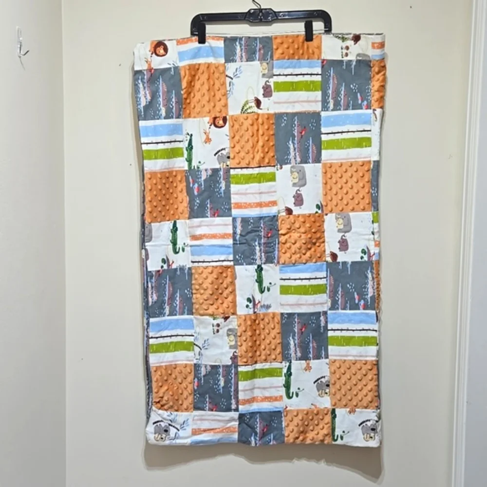 Hippopotamus, Crocodile, Lion, Tiger, Elephant And Koala Kid's Quilt